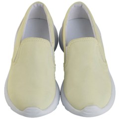 True Cream Color Kids Lightweight Slip Ons by SpinnyChairDesigns