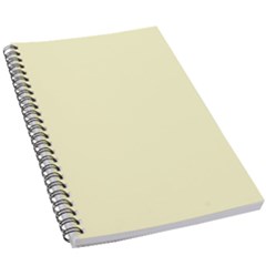 True Cream Color 5 5  X 8 5  Notebook by SpinnyChairDesigns