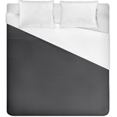 Dark Slate Grey Color Duvet Cover (king Size) by SpinnyChairDesigns