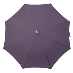 Grape Compote Purple Color Straight Umbrellas