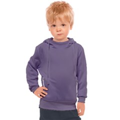 Grape Compote Purple Color Kids  Hooded Pullover by SpinnyChairDesigns