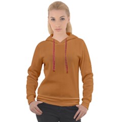 True Light Brown Color Women s Overhead Hoodie by SpinnyChairDesigns