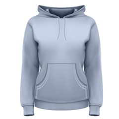 Light Steel Blue Color Women s Pullover Hoodie by SpinnyChairDesigns