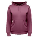 Dark Mauve Color Women s Pullover Hoodie View1