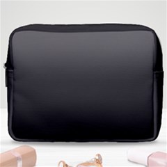 Black Gradient Ombre Color Make Up Pouch (large) by SpinnyChairDesigns