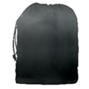 Black Gradient Ombre Color Drawstring Pouch (3XL) View2