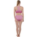 Blush Pink Color Gradient Ombre Racer Back Bikini Set View2