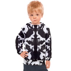 Rorschach Ink Blot Pattern Kids  Hooded Pullover by SpinnyChairDesigns