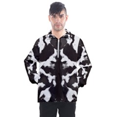 Rorschach Ink Blot Pattern Men s Half Zip Pullover by SpinnyChairDesigns