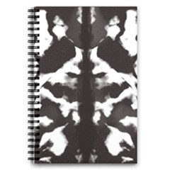 Rorschach Ink Blot Pattern 5 5  X 8 5  Notebook