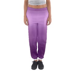 Purple Gradient Ombre Women s Jogger Sweatpants by SpinnyChairDesigns