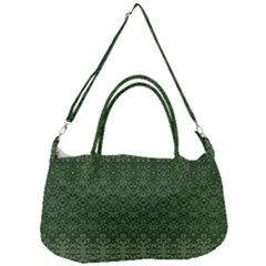 Boho Fern Green Pattern Removal Strap Handbag by SpinnyChairDesigns