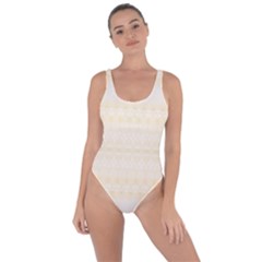 Boho Lemon Chiffon Pattern Bring Sexy Back Swimsuit by SpinnyChairDesigns