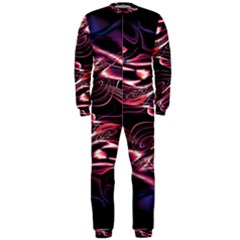 Abstract Art Swirls Onepiece Jumpsuit (men)  by SpinnyChairDesigns