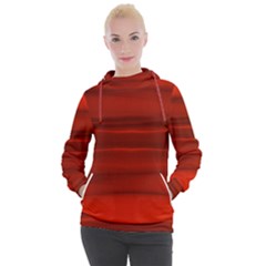 Scarlet Red Ombre Women s Hooded Pullover by SpinnyChairDesigns