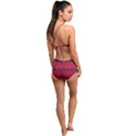 Boho Red Black Pattern High Waist Tankini Set View2