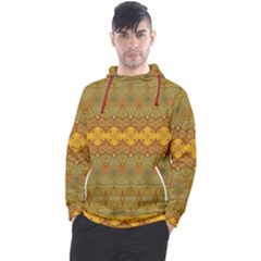 Boho Old Gold Pattern Men s Pullover Hoodie