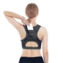 Boho Black Diamonds Sports Bra With Pocket View2