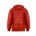 Boho Red Orange Kids  Pullover Hoodie View2