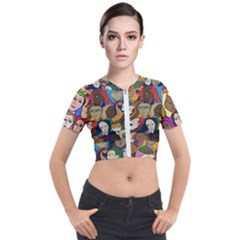 Sisters2020 Short Sleeve Cropped Jacket