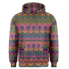 Boho Colorful Pattern Men s Core Hoodie by SpinnyChairDesigns