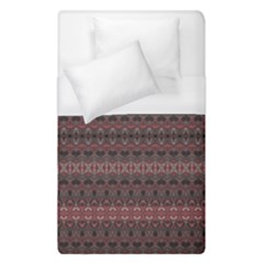 Boho Wine Grey Duvet Cover (single Size) by SpinnyChairDesigns