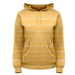 Boho Saffron Yellow Stripes Women s Pullover Hoodie by SpinnyChairDesigns