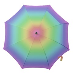 Pastel Rainbow Ombre Hook Handle Umbrellas (medium) by SpinnyChairDesigns