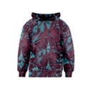 Boho Teal Wine Mosaic Kids  Pullover Hoodie View1