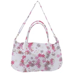 Pink Wildflower Print Removal Strap Handbag by SpinnyChairDesigns