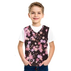 Pink Lilies On Black Kids  Sportswear by SpinnyChairDesigns