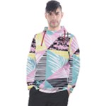 Mosaic Print Men s Pullover Hoodie