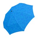 Cornflower Blue Butterfly Print Folding Umbrellas View2