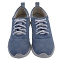 Faded Blue Butterfly Print Athletic Shoes View1