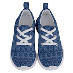 Boho Denim Blue Running Shoes by SpinnyChairDesigns