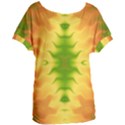 Lemon Lime Tie Dye Women s Oversized Tee View1