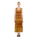 Boho Honey Gold Sleeveless Maxi Dress View1