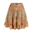 Rustic Orange Swirls High Waist Skirt View1