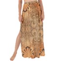 Rustic Orange Swirls Maxi Chiffon Tie-Up Sarong View1