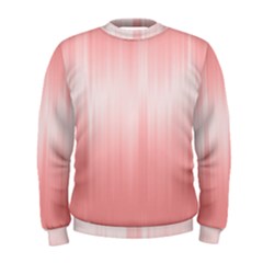 Fresh Pink Ombre Men s Sweatshirt by SpinnyChairDesigns