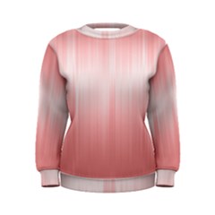 Fresh Pink Ombre Women s Sweatshirt by SpinnyChairDesigns