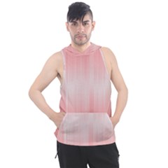 Fresh Pink Ombre Men s Sleeveless Hoodie