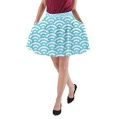 Waves A-line Pocket Skirt by Sobalvarro