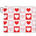 Hearts  Canvas Cosmetic Bag (XXXL) View1