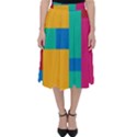 Squares  Classic Midi Skirt View1