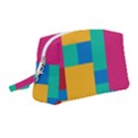 Squares  Wristlet Pouch Bag (Medium) View1