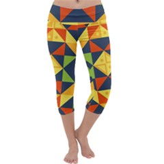 Africa  Capri Yoga Leggings by Sobalvarro