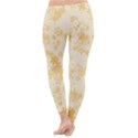 Yellow Flowers Floral Print Classic Winter Leggings View4