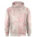 Baby Pink Floral Print Men s Core Hoodie View1