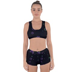 Bubble In Dark Racerback Boyleg Bikini Set by Sabelacarlos